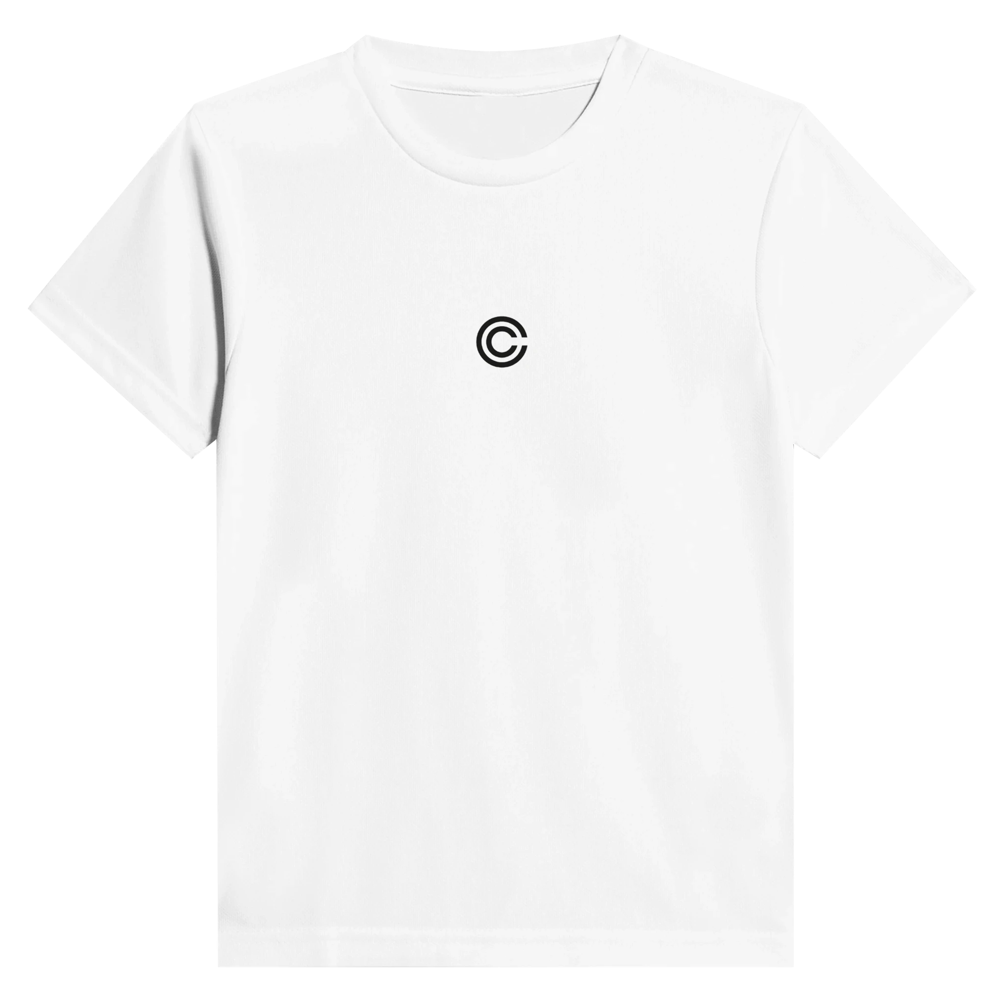 Performance Kids Crewneck T-shirt White