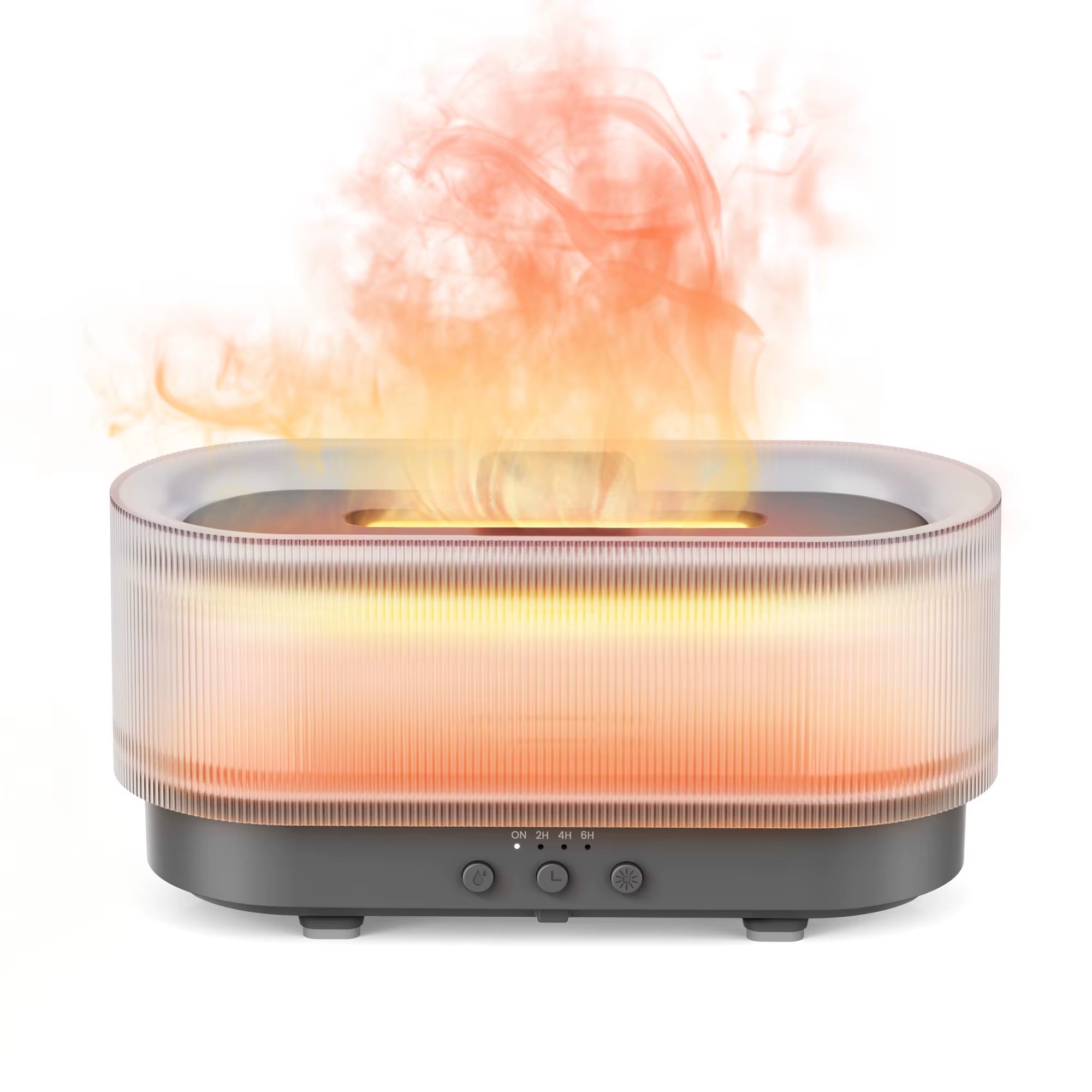 Air Humidifier Essential Oils Humidifiers Home Aroma Humidifier Flame Automatic Fragrance Diffuser with LED Light