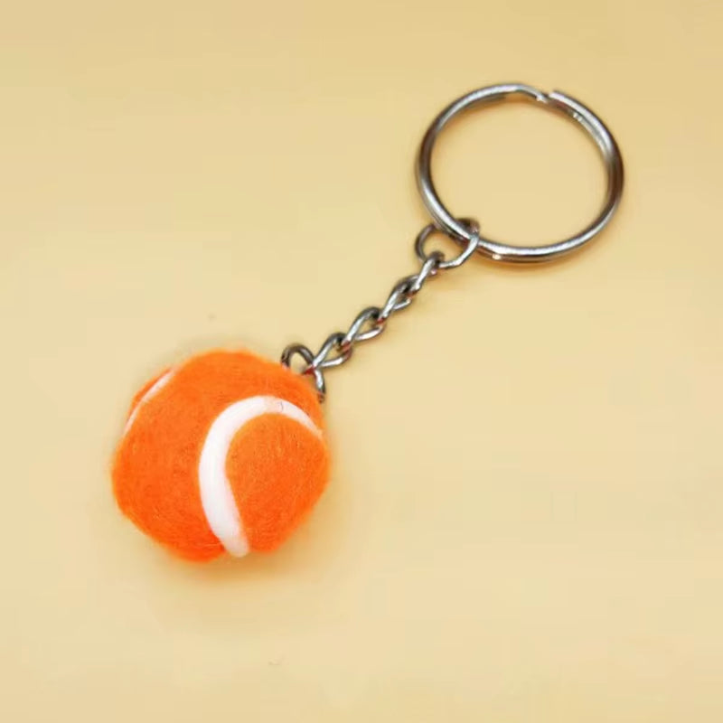 Volleyball Keychain Ornaments Business Volleyball Gift Volleyball Football Beach Ball Pendant Key Chain Key Rings Sport