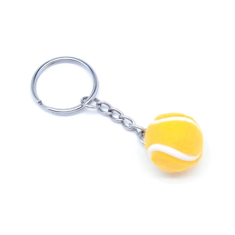 Volleyball Keychain Ornaments Business Volleyball Gift Volleyball Football Beach Ball Pendant Key Chain Key Rings Sport