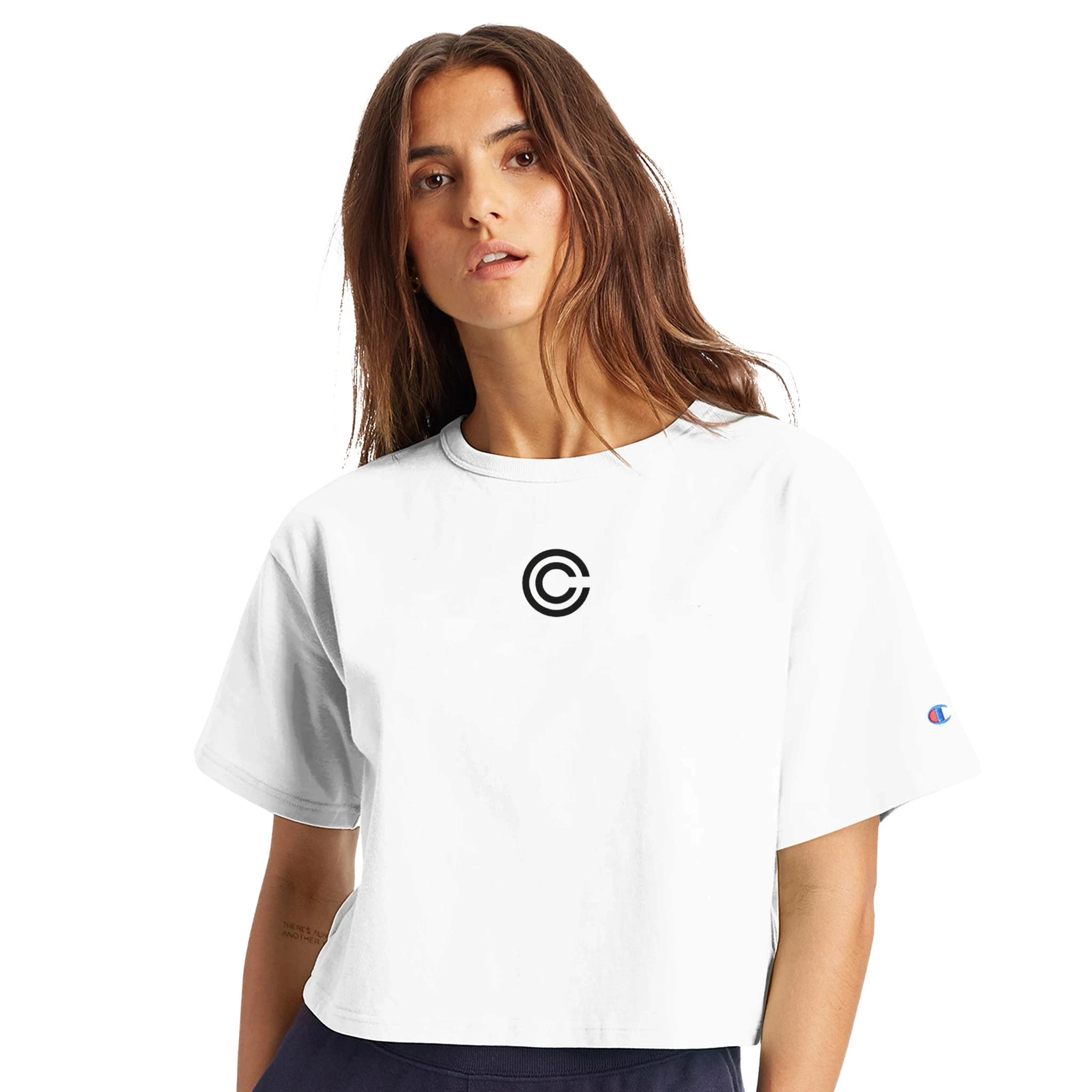 Women's Cropped Heritage Crewneck T-Shirt | Champion T453W