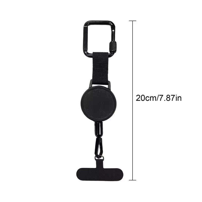 Retractable Anti-Theft Phone Holder Cellphone Lanyard Strap Smartphone Safety Tether Belt Clip Cellphone Lanyard for Travel