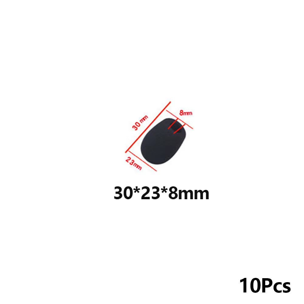 10Pcs Foam Mini Microphone Covers Mic Protector Replacement Headset Windshield Sponge Covers Microphone Cover for Meeting Mic