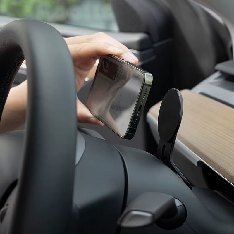 Magnetic Car Phone Holder for Tesla Model Y 3 Car Mobile Phone Stand Support GPS Bracket Mounts for Iphone Smart Phone