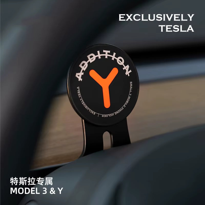 Magnetic Car Phone Holder for Tesla Model Y 3 Car Mobile Phone Stand Support GPS Bracket Mounts for Iphone Smart Phone