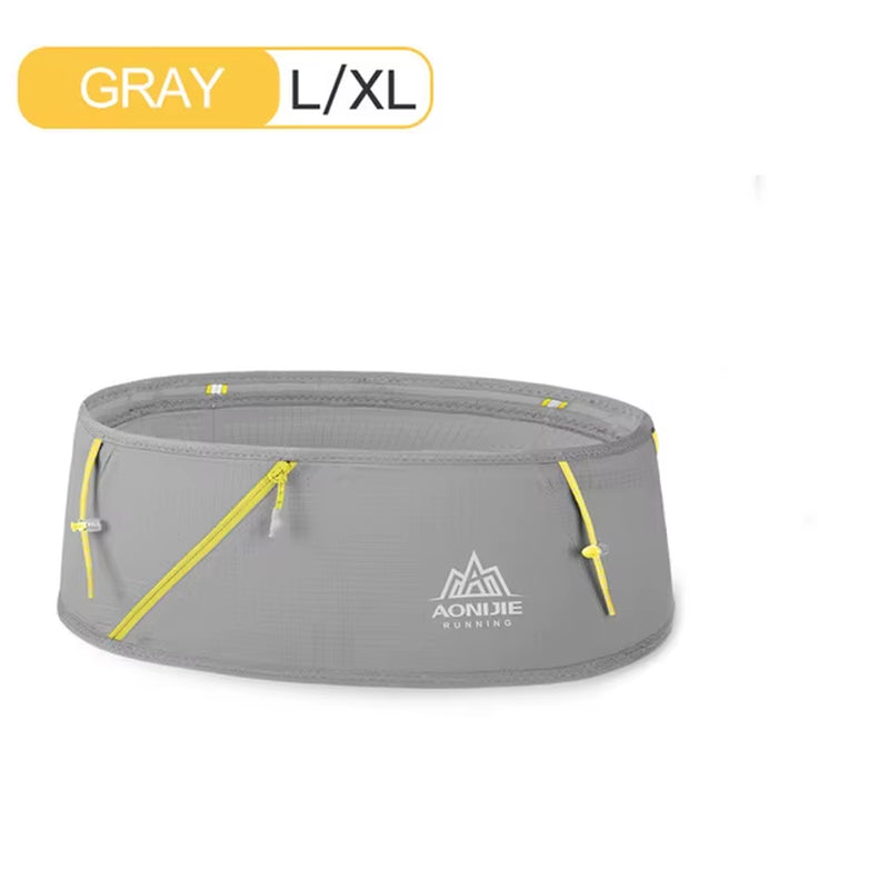Unisex Hydration Running Belt Superlight Running Waist Bag Trail Marathon Gym Workout Fitness Mobile Phone Holder W8101